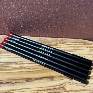 Morphe Bold Red Lip Liner Collection of 5 full size NEW